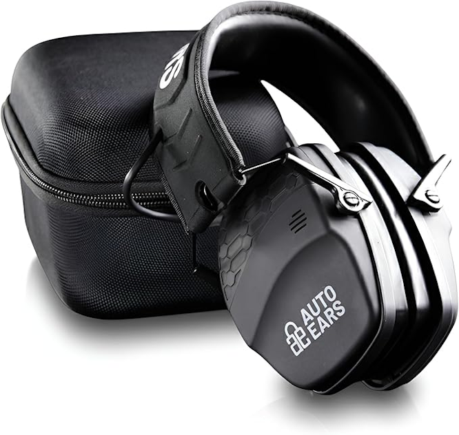 Bluetooth Electronic Earmuffs, electronic hearing protection for adult, rated 24 dB NRR