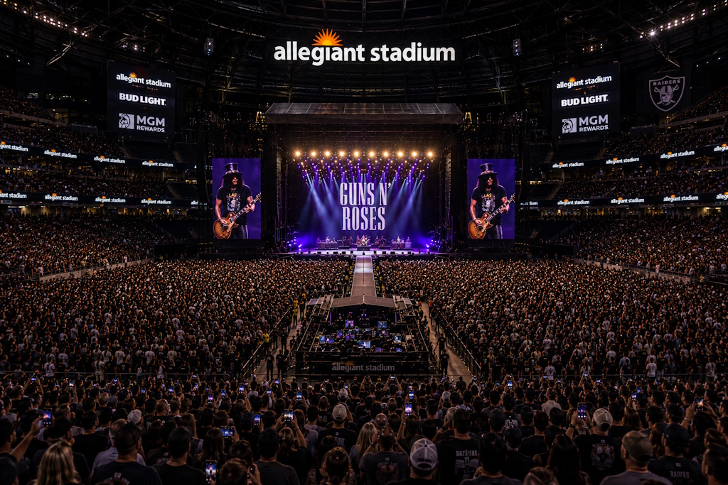 Allegiant Stadium in Las Vegas, NV