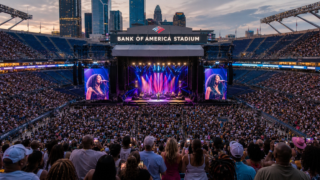 Bank of America Stadium in Charlotte, NC