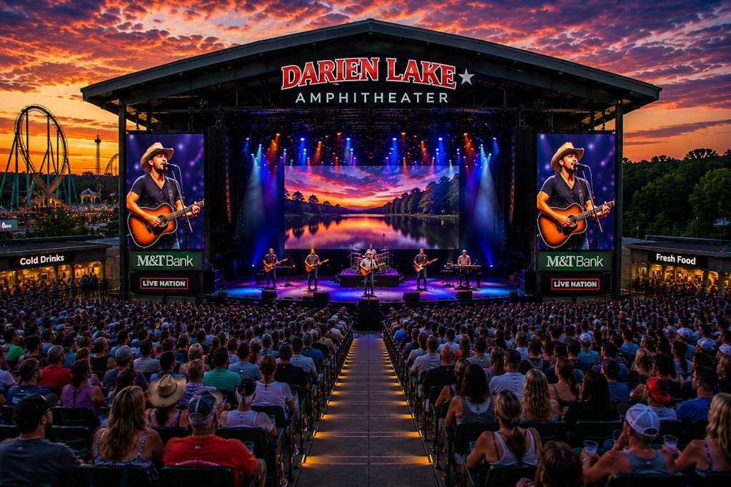 Darien Lake Amphitheater in Darien Center, NY