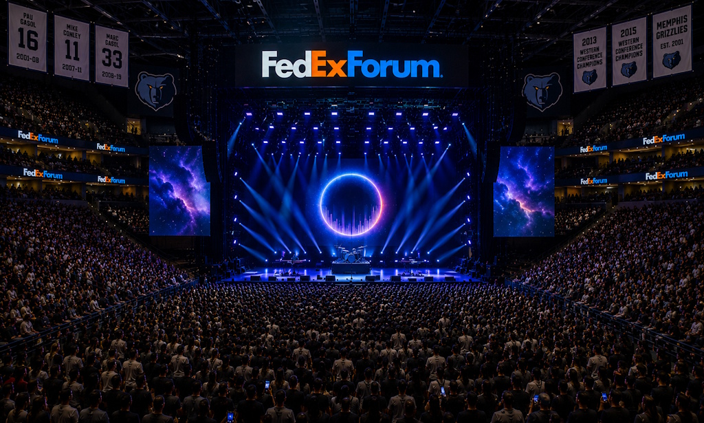 FedExForum in Memphis, TN