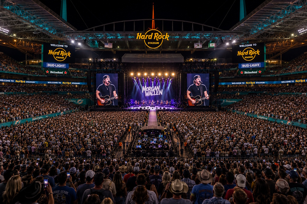 Hard Rock Stadium in Miami Gardens, FL