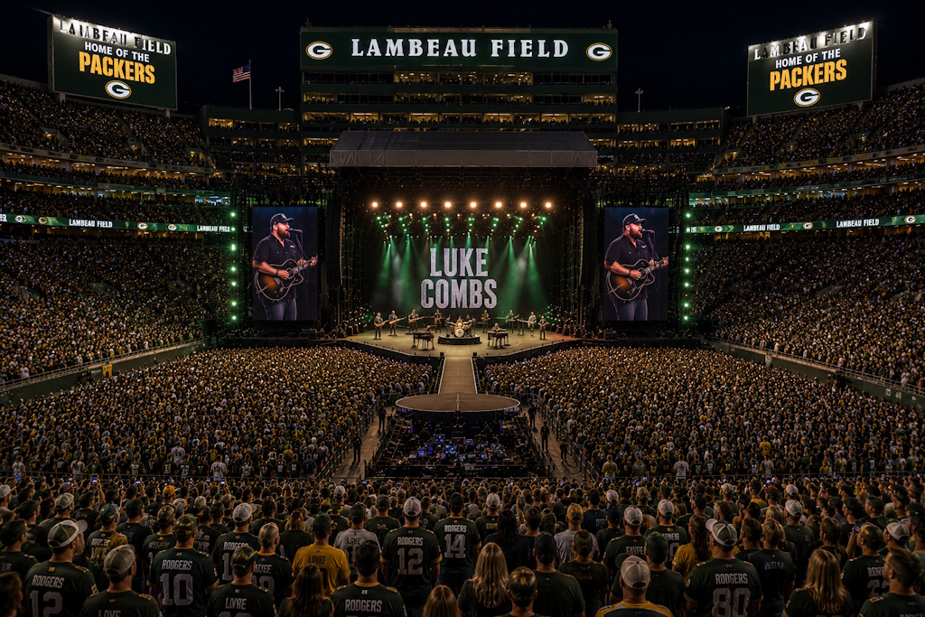 Lambeau Field in Green Bay, WI