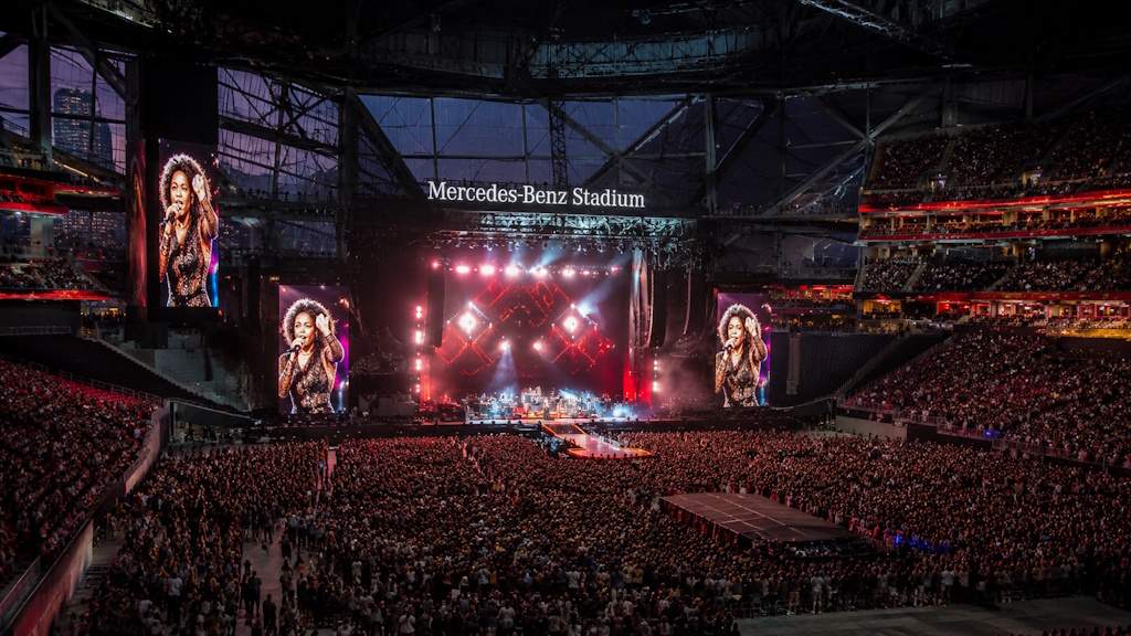 Mercedes-Benz Stadium in Atlanta, GA