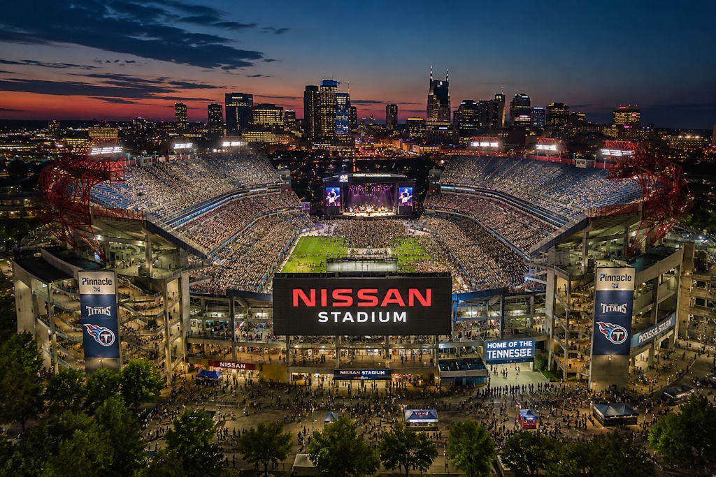 Nissan Stadium in Nashville, TN