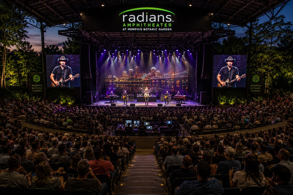 Radians Amphitheater at Memphis Botanic Garden in Memphis, TN