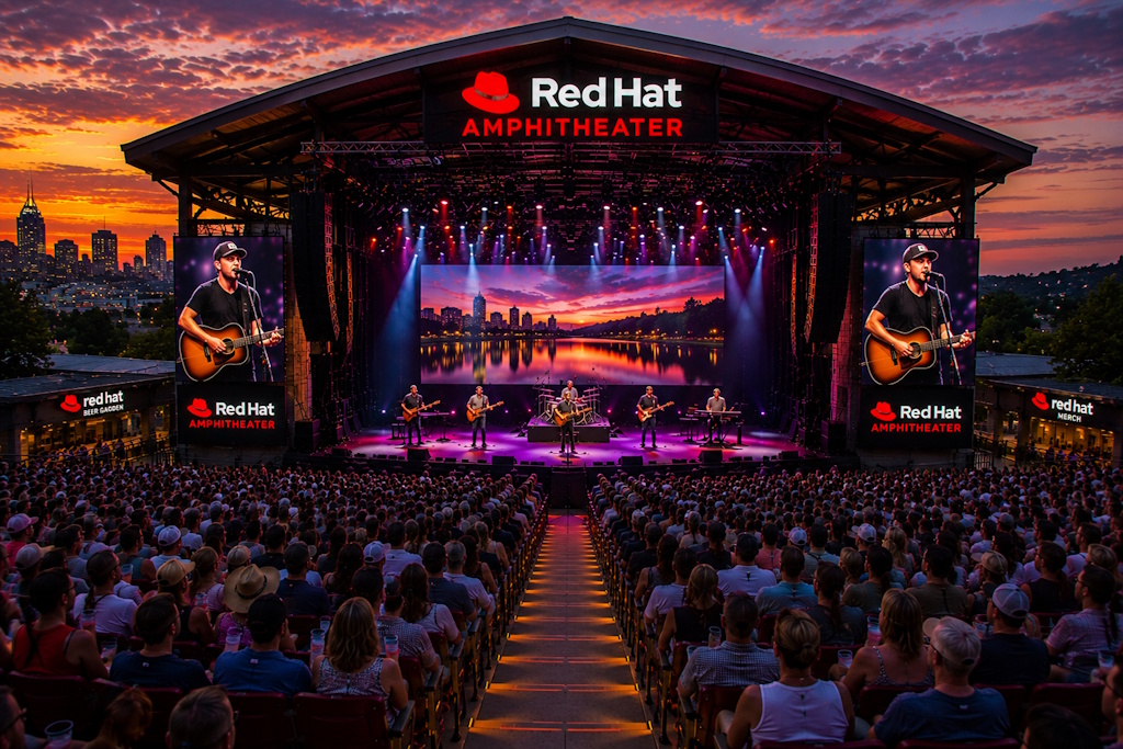 Red Hat Amphitheater in Raleigh, NC