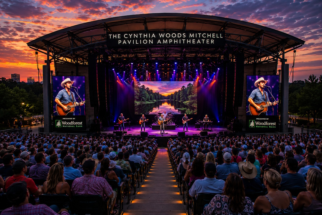 The Cynthia Woods Mitchell Pavilion in The Woodlands, TX