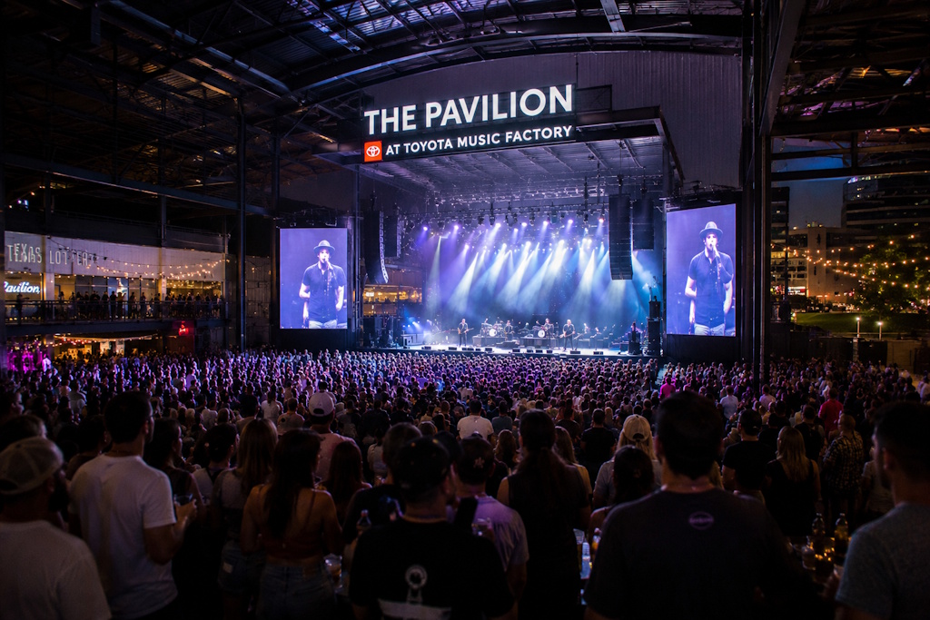 The Pavilion at Toyota Music Factory in Irving, TX