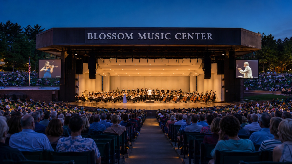 Blossom Music Center in Cuyahoga Falls, OH