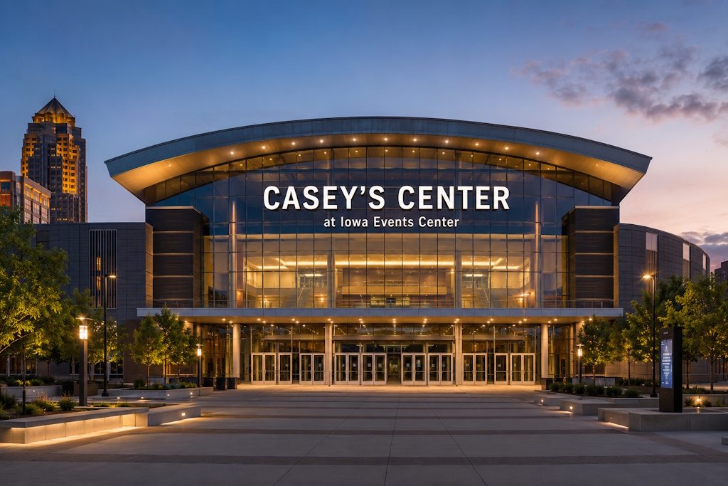 Casey's Center at Iowa Events Center in Des Moines, IA