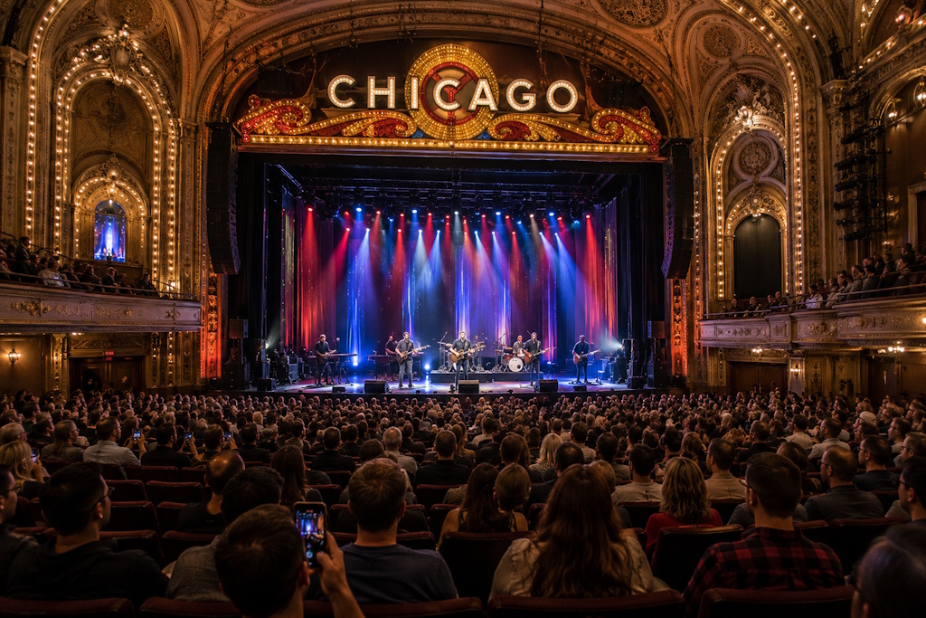 The Chicago Theatre in Chicago, IL