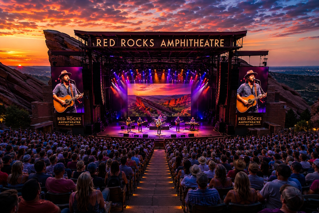 Red Rocks Amphitheatre in Morrison, CO
