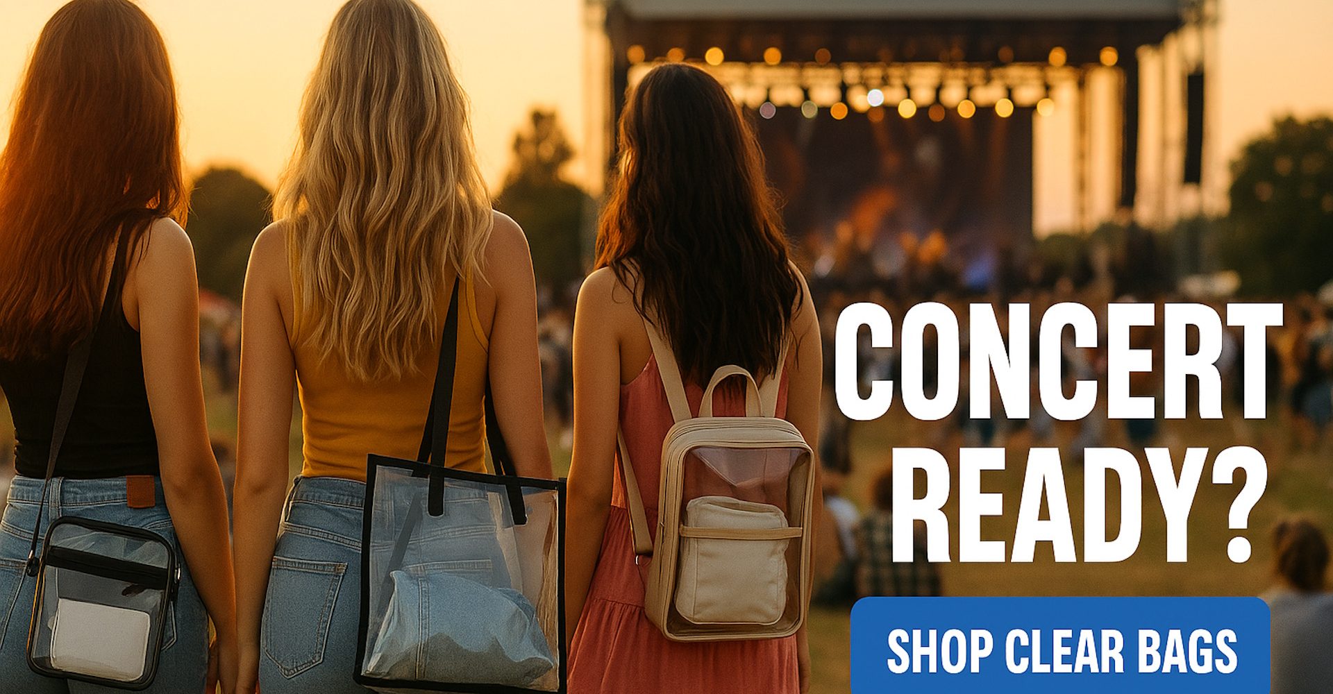 Clear Bags for Concerts or Events